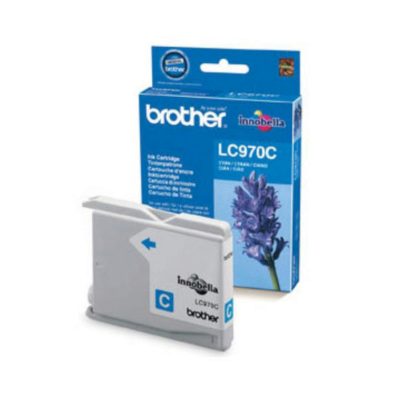 Brother LC970 C Innobella™ Ink, Ink Cartridge, Cyan Single Pack, LC-970C Brother LC970 C Innobella™ Ink, Ink Cartridge, Cyan Single Pack, LC-970C